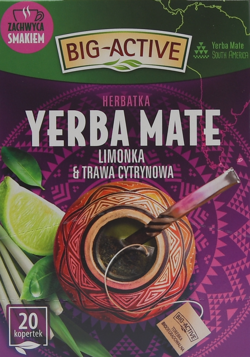 Yerba Mate lime og citrongræs