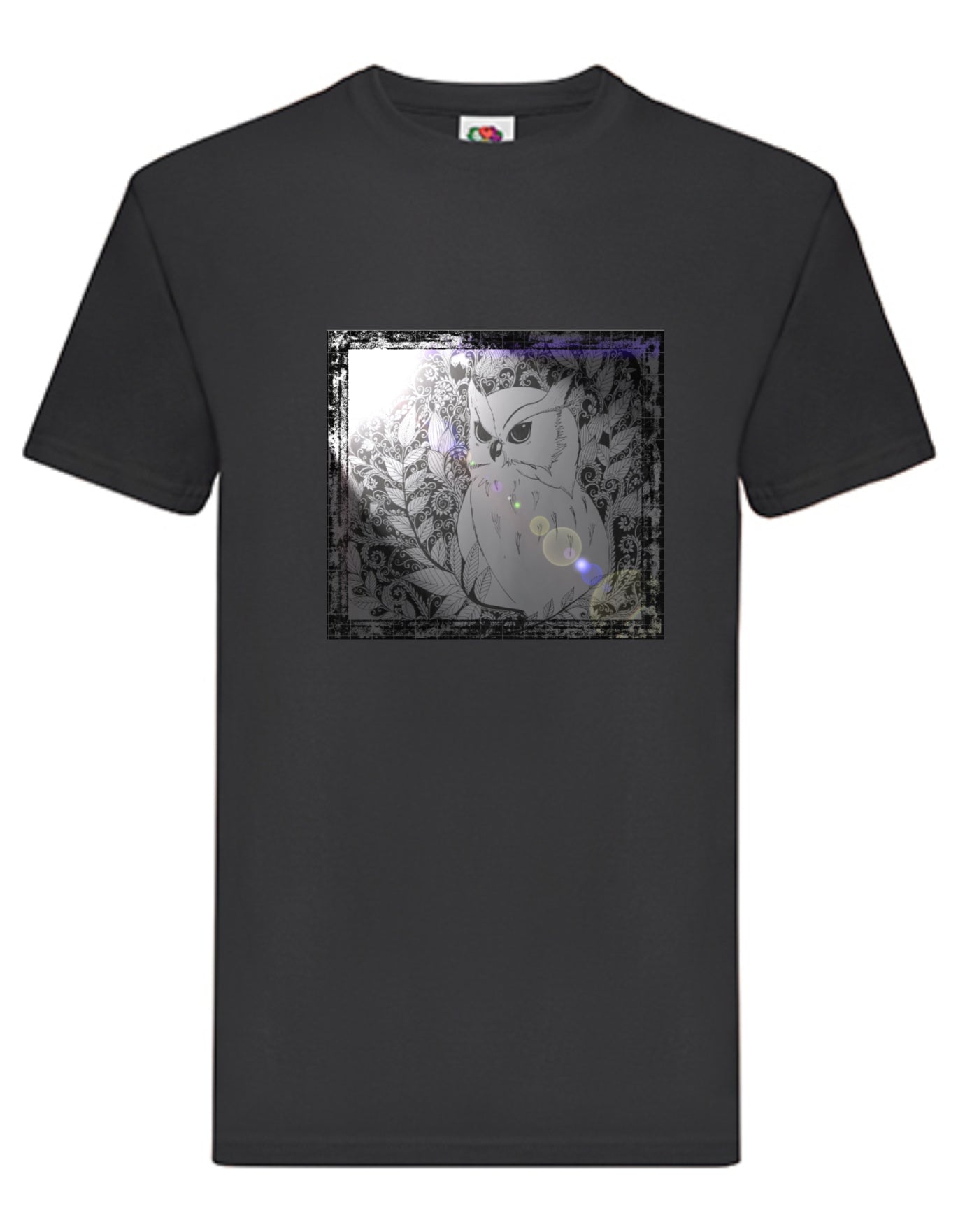 T-shirt UGLE. Havy cotton. 100% bomuld. Sort.