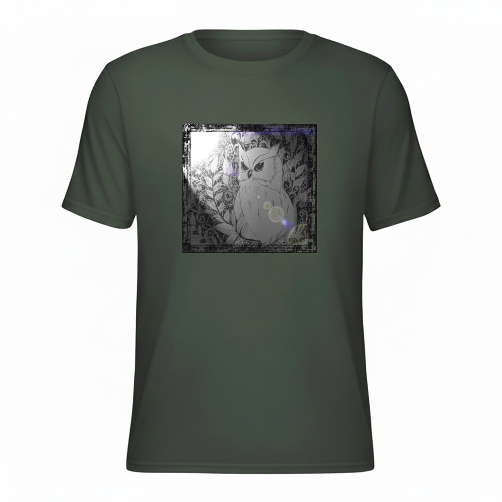 T-shirt UGLE. Havy cotton. 100% bomuld. Grøn.