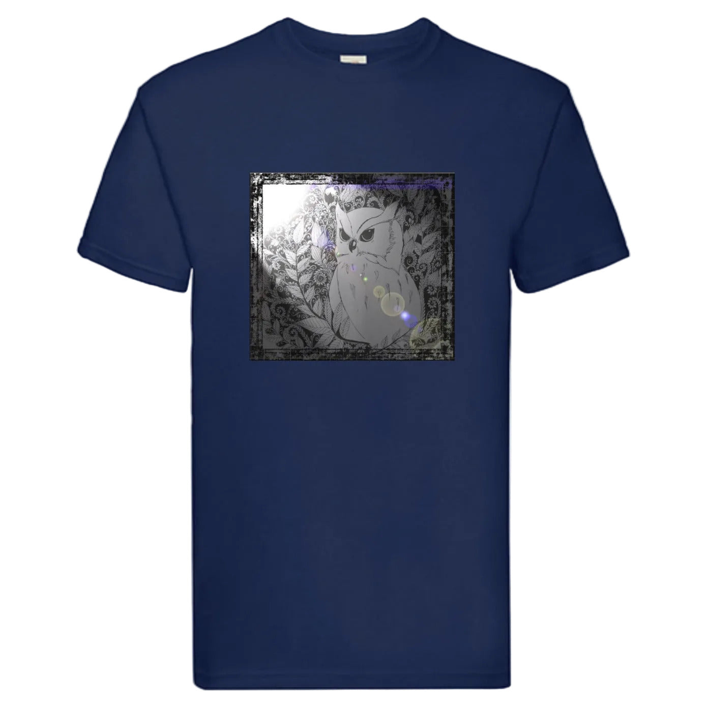 T-shirt UGLE. Havy cotton. 100% bomuld. Navy.