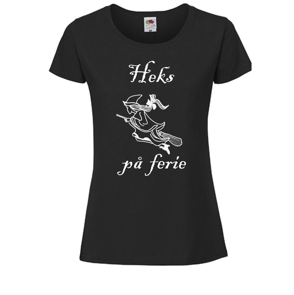 T-shirt Heks på ferie. Havy cotton. 100% bomuld.