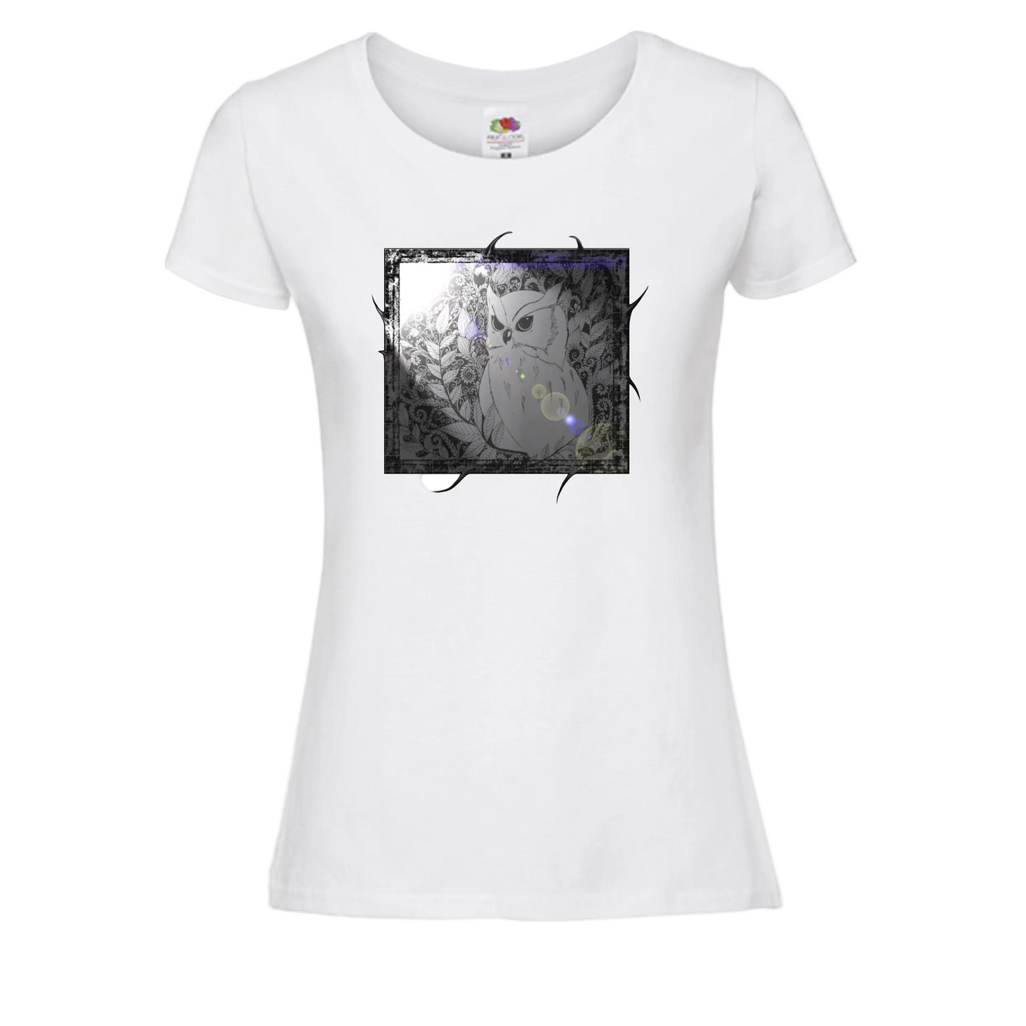 T-shirt Ugle. Havy cotton. 100% bomuld.