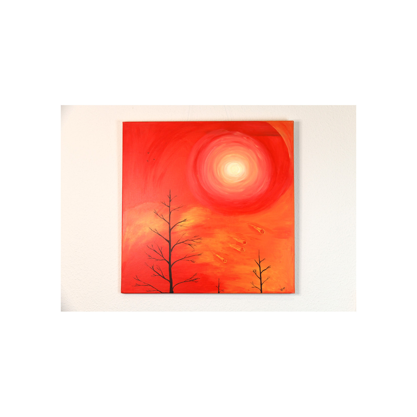 Red sun