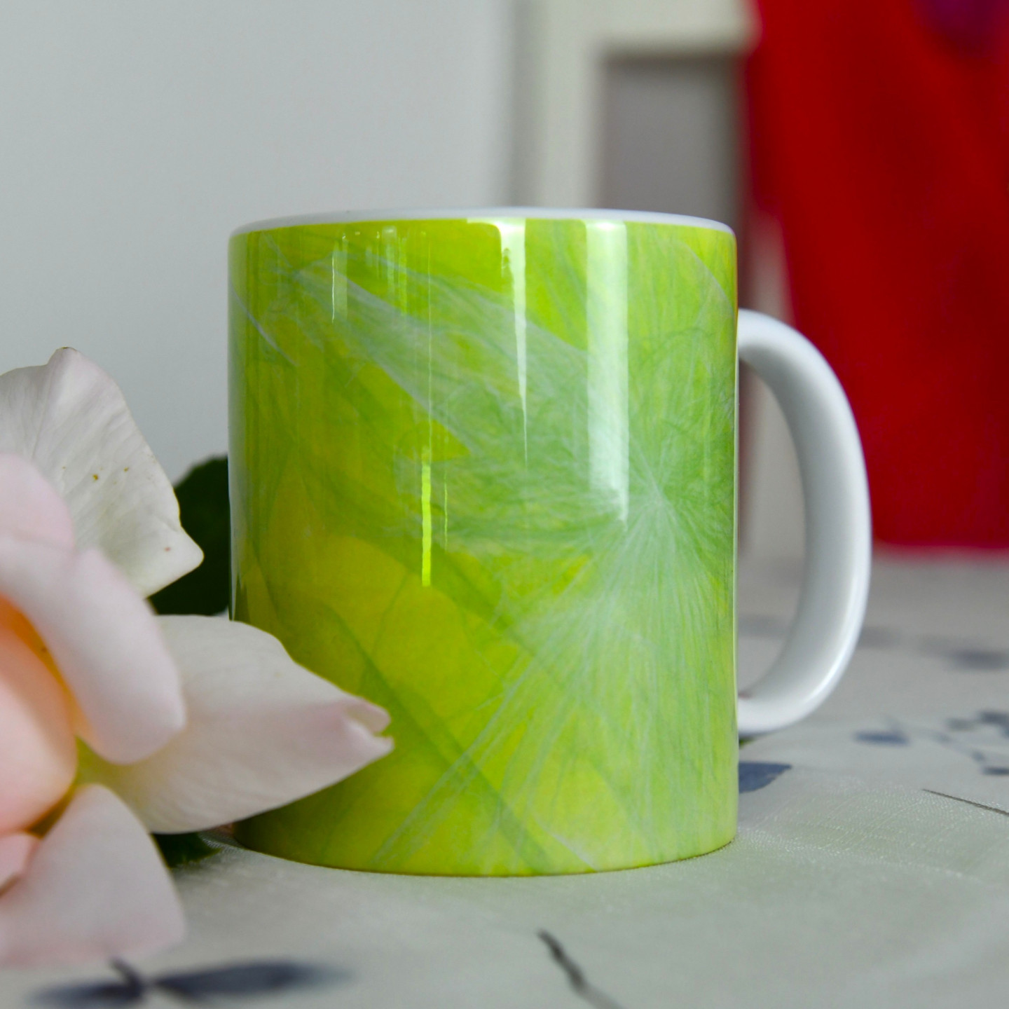 Green silk waves kubek 330 ml