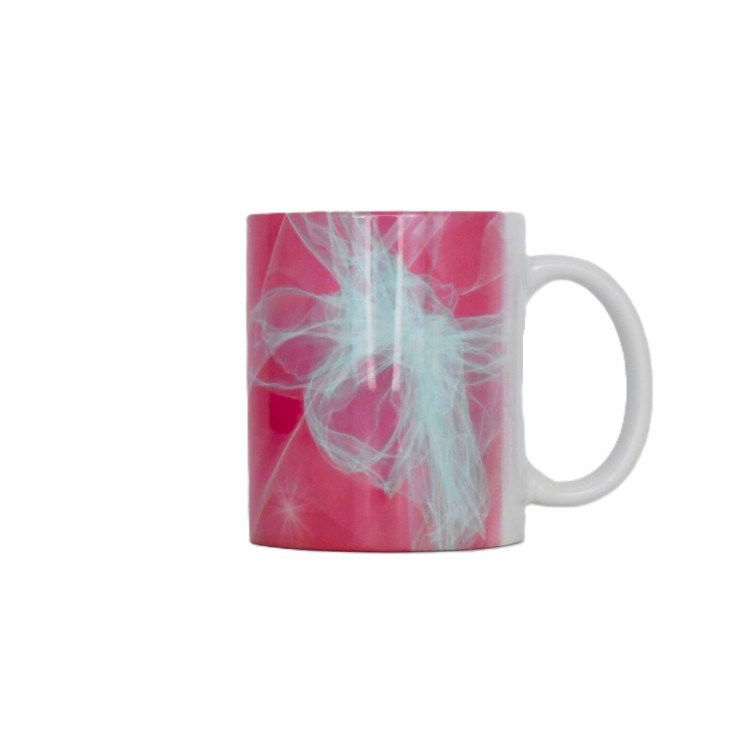 Pink silk waves kubek 330 ml