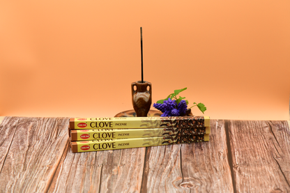 Clove Røgelsespind HEM. 100% naturlige ingredienser. Håndrullet i Indien.
