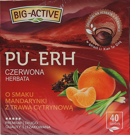 Pu-Erh mandarin og citrongræs