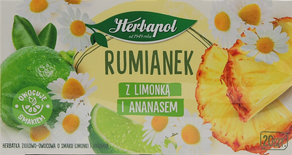 Kamille med lime og ananas te