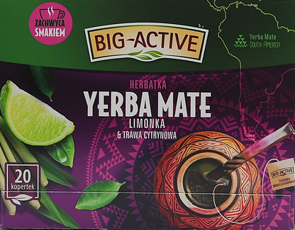 Yerba Mate lime og citrongræs