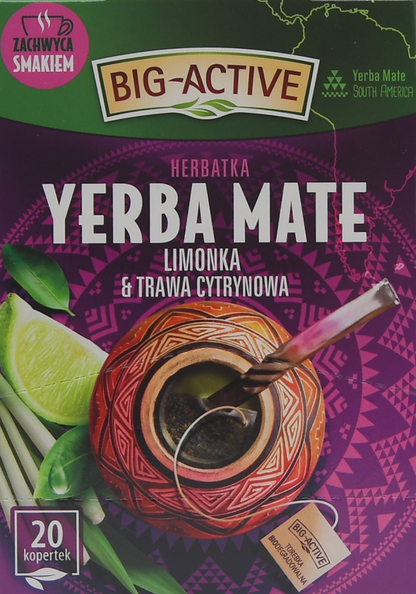 Yerba Mate lime og citrongræs