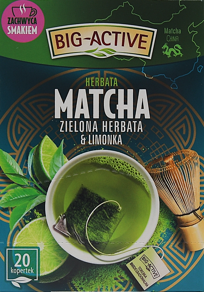 Matcha Tea grøn te & lime