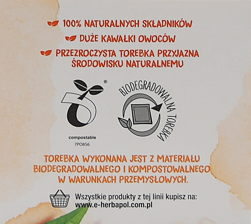 Fersken med kamilleblomst te