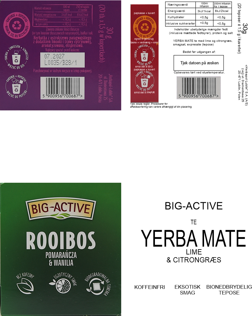 Yerba Mate lime og citrongræs