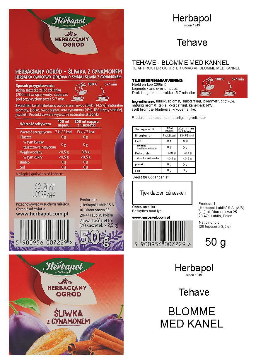 Herbapol Blomme med Kanel te