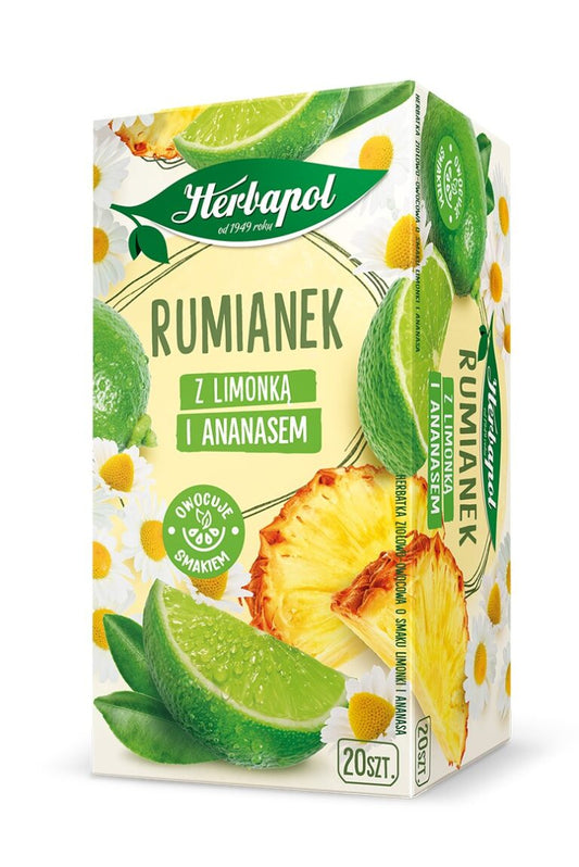 Kamille med lime og ananas te
