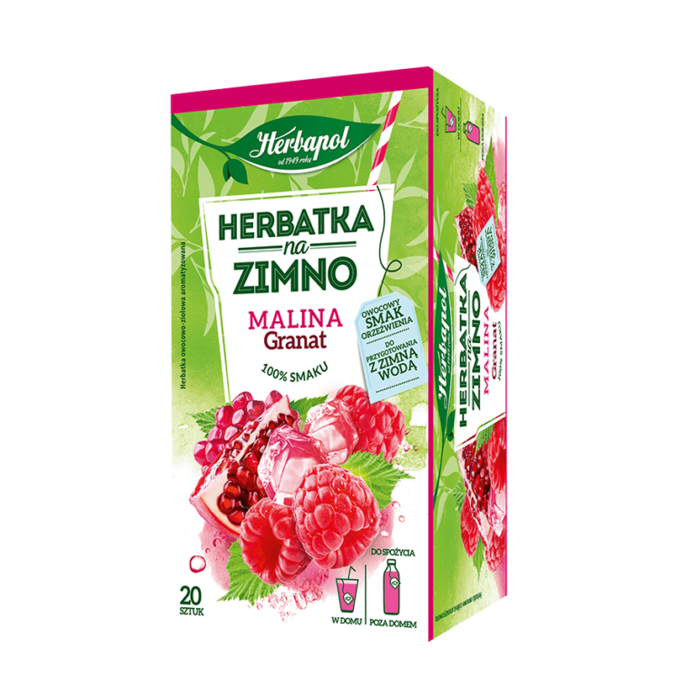 Hindbær og Granatæble - Kold te