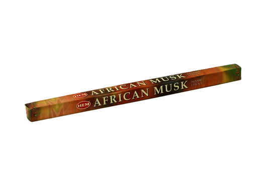 African Musk Røgelsespind HEM. 100% naturlige ingredienser. Håndrullet i Indien.