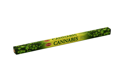 Cannabis Røgelsespind HEM. 100% naturlige ingredienser. Håndrullet i Indien.