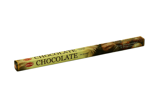 Chocolate Røgelsespind HEM. 100% naturlige ingredienser. Håndrullet i Indien.