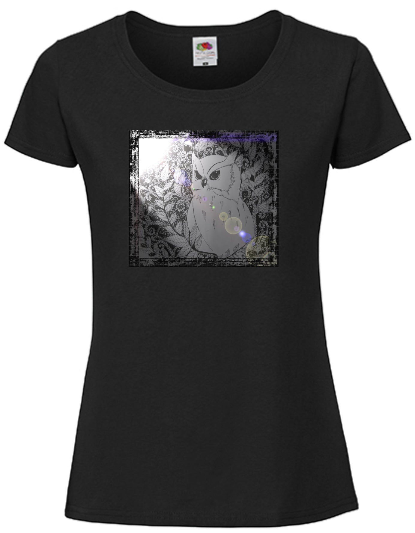 T-shirt Ugle. Havy cotton. 100% bomuld.