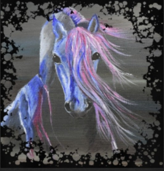 T-shirt Heste. Havy cotton. 100% bomuld.