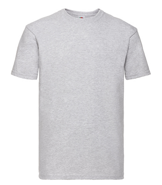 T-shirt. Havy cotton. 100% bomuld. Aske gråt.
