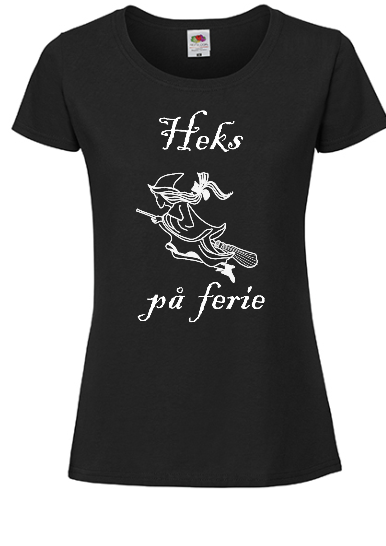T-shirt Heks på ferie. Havy cotton. 100% bomuld.