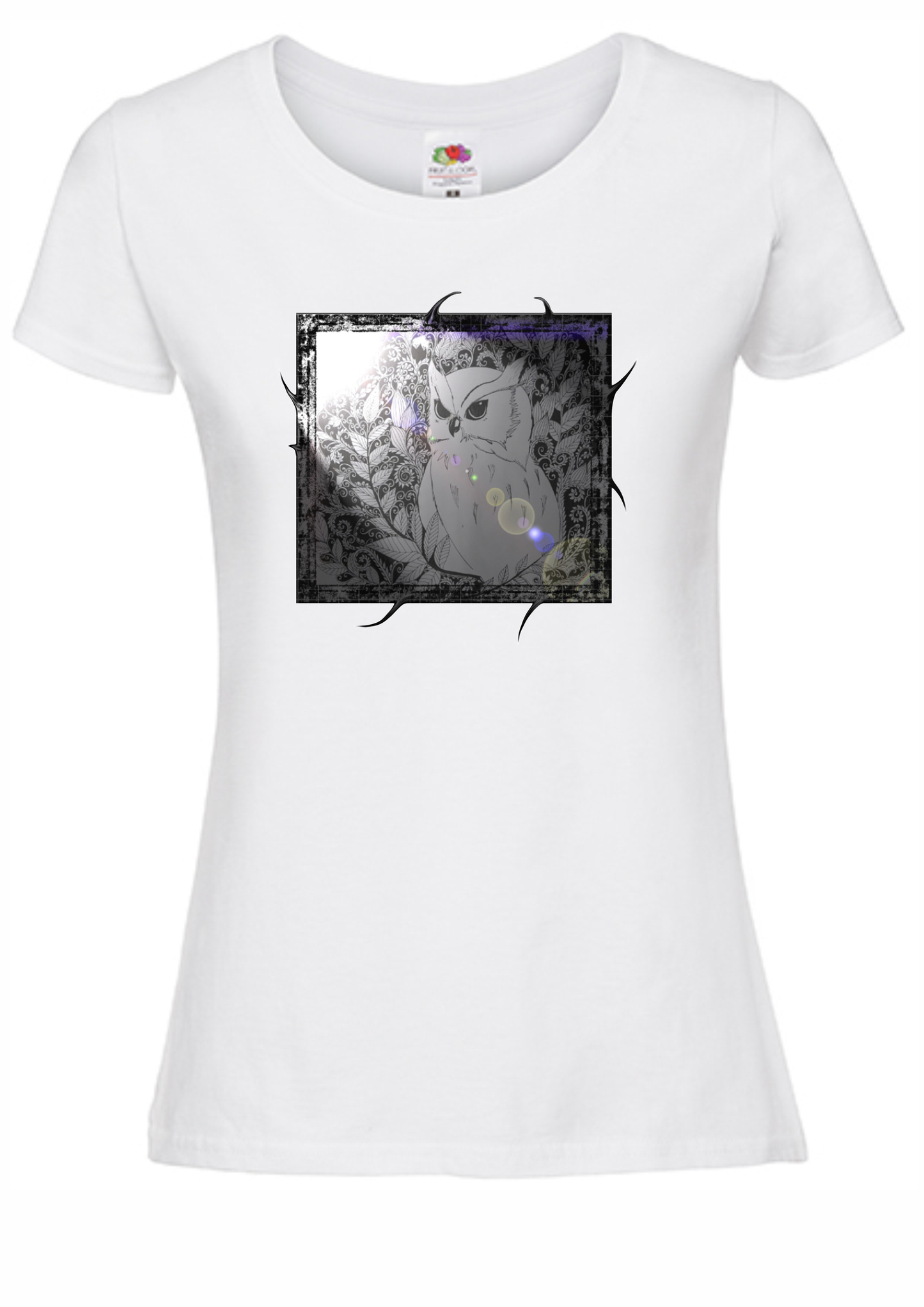 T-shirt Ugle. Havy cotton. 100% bomuld.